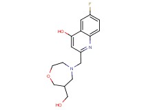 6-fluoro-2-{[6-(hydroxymethyl)-1,4-oxazepan-4-yl]methyl}quinolin-4-ol