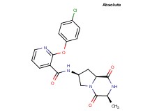 2-(4-chlorophenoxy)-N-[(3S,7S,8aS)-3-methyl-1,4-dioxooctahydropyrrolo[1,2-a]pyrazin-7-yl]nicotinamide
