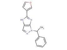 5-(3-furyl)-1-(1-phenylethyl)-1,4-dihydroimidazo[4,5-c]pyrazole