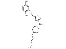1-({5-[(2,5-dimethylphenoxy)methyl]-3-isoxazolyl}carbonyl)-4-(3-methoxypropyl)piperidine