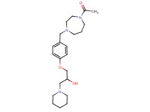 1-{4-[(4-acetyl-1,4-diazepan-1-yl)methyl]phenoxy}-3-piperidin-1-ylpropan-2-ol