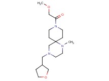 9-(methoxyacetyl)-1-methyl-4-(tetrahydrofuran-3-ylmethyl)-1,4,9-triazaspiro[5.5]undecane