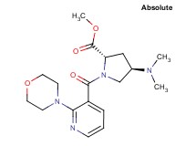 methyl (2S,4R)-4-(dimethylamino)-1-[(2-morpholin-4-ylpyridin-3-yl)carbonyl]pyrrolidine-2-carboxylate