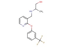 2-[({2-[3-(trifluoromethyl)phenoxy]pyridin-3-yl}methyl)amino]propan-1-ol