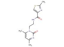 N-[2-(4,6-dimethyl-2-oxopyrimidin-1(2H)-yl)ethyl]-2-methyl-1,3-thiazole-4-carboxamide