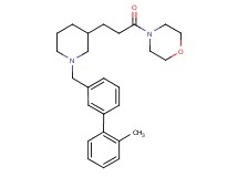4-(3-{1-[(2'-methyl-3-biphenylyl)methyl]-3-piperidinyl}propanoyl)morpholine