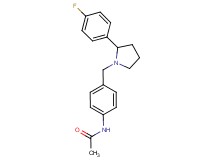 N-(4-{[2-(4-fluorophenyl)pyrrolidin-1-yl]methyl}phenyl)acetamide