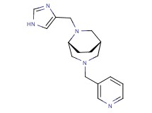 (1S*,5R*)-6-(1H-imidazol-4-ylmethyl)-3-(pyridin-3-ylmethyl)-3,6-diazabicyclo[3.2.2]nonane