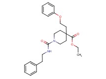 ethyl 4-(2-phenoxyethyl)-1-{[(2-phenylethyl)amino]carbonyl}-4-piperidinecarboxylate