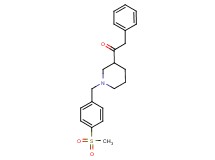 1-{1-[4-(methylsulfonyl)benzyl]-3-piperidinyl}-2-phenylethanone