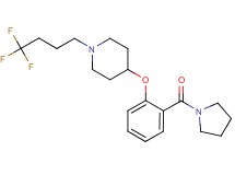 4-[2-(1-pyrrolidinylcarbonyl)phenoxy]-1-(4,4,4-trifluorobutyl)piperidine