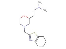 N,N-dimethyl-2-[4-(4,5,6,7-tetrahydro-1,3-benzothiazol-2-ylmethyl)-2-morpholinyl]ethanamine