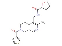 N-{[3-methyl-7-(3-thienylcarbonyl)-5,6,7,8-tetrahydro-2,7-naphthyridin-4-yl]methyl}tetrahydro-2-furancarboxamide
