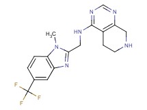 N-{[1-methyl-5-(trifluoromethyl)-1H-benzimidazol-2-yl]methyl}-5,6,7,8-tetrahydropyrido[3,4-d]pyrimidin-4-amine