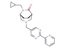 (1S*,5R*)-6-(cyclopropylmethyl)-3-{[2-(2-pyridinyl)-5-pyrimidinyl]methyl}-3,6-diazabicyclo[3.2.2]nonan-7-one