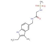N-[(2-ethyl-3-methyl-1H-indol-5-yl)methyl]-2-[(methylsulfonyl)amino]acetamide