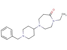 1-(1-benzyl-4-piperidinyl)-4-ethyl-1,4-diazepan-5-one