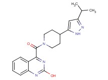 4-{[4-(3-isopropyl-1H-pyrazol-5-yl)-1-piperidinyl]carbonyl}-2-quinazolinol