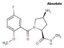 (2S,4S)-4-amino-1-(5-fluoro-2-methoxybenzoyl)-N-methylpyrrolidine-2-carboxamide