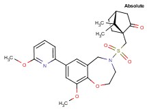 (1S,4R)-1-({[9-methoxy-7-(6-methoxy-2-pyridinyl)-2,3-dihydro-1,4-benzoxazepin-4(5H)-yl]sulfonyl}methyl)-7,7-dimethylbicyclo[2.2.1]heptan-2-one