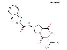 N-[(3R,7S,8aS)-3-isopropyl-1,4-dioxooctahydropyrrolo[1,2-a]pyrazin-7-yl]-2-naphthamide
