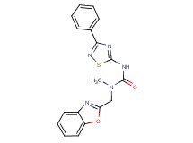 N-(1,3-benzoxazol-2-ylmethyl)-N-methyl-N'-(3-phenyl-1,2,4-thiadiazol-5-yl)urea