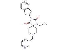 3-(2,3-dihydro-1H-inden-2-yl)-1-ethyl-8-(3-pyridinylmethyl)-1,3,8-triazaspiro[4.5]decane-2,4-dione