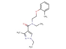 N,1-diethyl-3-methyl-N-[2-(2-methylphenoxy)ethyl]-1H-pyrazole-4-carboxamide