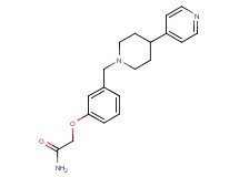 2-{3-[(4-pyridin-4-ylpiperidin-1-yl)methyl]phenoxy}acetamide