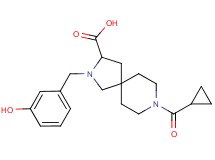 8-(cyclopropylcarbonyl)-2-(3-hydroxybenzyl)-2,8-diazaspiro[4.5]decane-3-carboxylic acid
