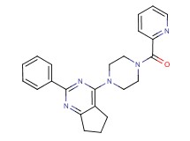 2-phenyl-4-[4-(pyridin-2-ylcarbonyl)piperazin-1-yl]-6,7-dihydro-5H-cyclopenta[d]pyrimidine