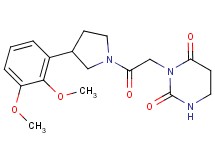 3-{2-[3-(2,3-dimethoxyphenyl)pyrrolidin-1-yl]-2-oxoethyl}dihydropyrimidine-2,4(1H,3H)-dione