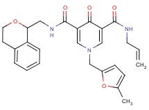 N-allyl-N'-(3,4-dihydro-1H-isochromen-1-ylmethyl)-1-[(5-methyl-2-furyl)methyl]-4-oxo-1,4-dihydro-3,5-pyridinedicarboxamide