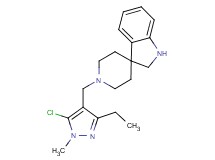 1'-[(5-chloro-3-ethyl-1-methyl-1H-pyrazol-4-yl)methyl]-1,2-dihydrospiro[indole-3,4'-piperidine]