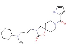 3-{3-[cyclohexyl(methyl)amino]propyl}-8-(1H-pyrrol-2-ylcarbonyl)-1-oxa-3,8-diazaspiro[4.5]decan-2-one