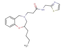 3-(2-butyl-2,3-dihydro-1,4-benzoxazepin-4(5H)-yl)-N-(1,3-thiazol-2-ylmethyl)propanamide