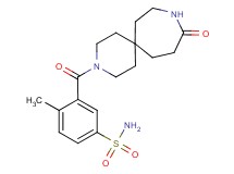 4-methyl-3-[(10-oxo-3,9-diazaspiro[5.6]dodec-3-yl)carbonyl]benzenesulfonamide