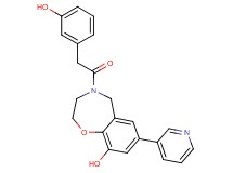 4-[(3-hydroxyphenyl)acetyl]-7-pyridin-3-yl-2,3,4,5-tetrahydro-1,4-benzoxazepin-9-ol