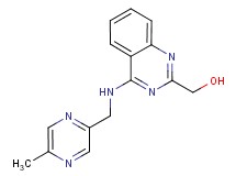 (4-{[(5-methylpyrazin-2-yl)methyl]amino}quinazolin-2-yl)methanol