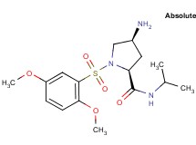 (4S)-4-amino-1-[(2,5-dimethoxyphenyl)sulfonyl]-N-isopropyl-L-prolinamide