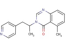 5-methyl-3-(1-methyl-2-pyridin-4-ylethyl)quinazolin-4(3H)-one