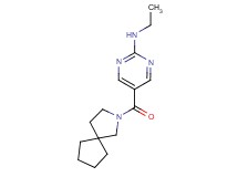 5-(2-azaspiro[4.4]non-2-ylcarbonyl)-N-ethyl-2-pyrimidinamine