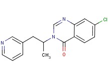 7-chloro-3-(1-methyl-2-pyridin-3-ylethyl)quinazolin-4(3H)-one