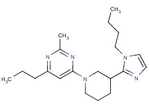4-[3-(1-butyl-1H-imidazol-2-yl)piperidin-1-yl]-2-methyl-6-propylpyrimidine