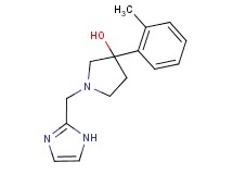 1-(1H-imidazol-2-ylmethyl)-3-(2-methylphenyl)pyrrolidin-3-ol