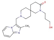 2-(3-hydroxypropyl)-9-[(2-methylimidazo[1,2-a]pyridin-3-yl)methyl]-2,9-diazaspiro[5.5]undecan-3-one