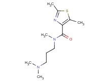 N-[3-(dimethylamino)propyl]-N,2,5-trimethyl-1,3-thiazole-4-carboxamide