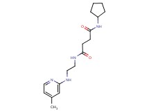 N-cyclopentyl-N'-{2-[(4-methylpyridin-2-yl)amino]ethyl}succinamide