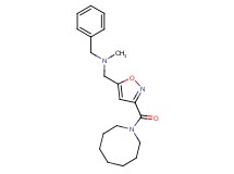 1-[3-(1-azocanylcarbonyl)-5-isoxazolyl]-N-benzyl-N-methylmethanamine