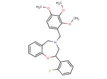2-(2-fluorophenyl)-4-(2,3,4-trimethoxybenzyl)-2,3,4,5-tetrahydro-1,4-benzoxazepine